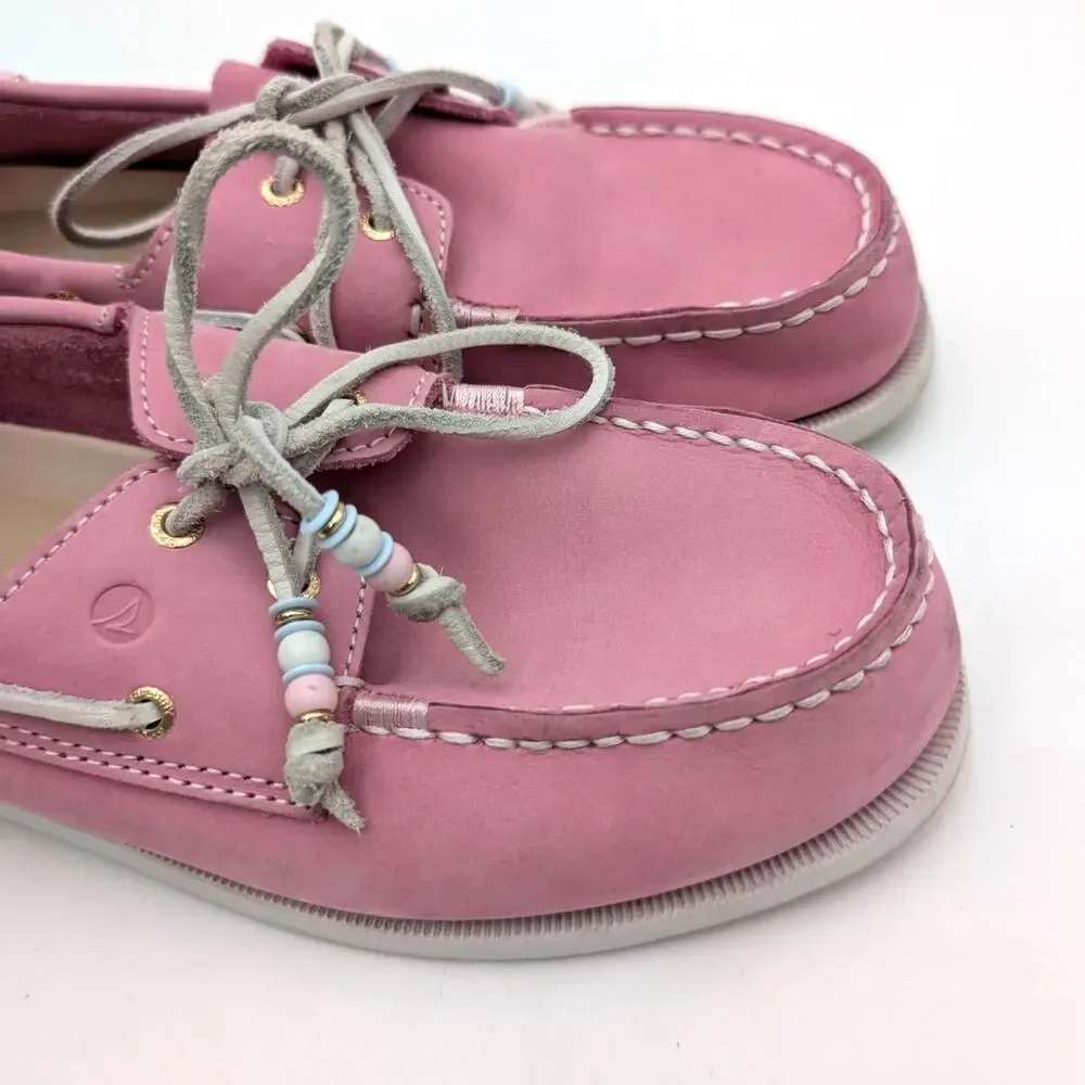 Sperry Authentic Original 2-Eye Boat Shoes Big Kid Mauve Size US5M EU37
